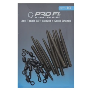 SET PRO FL CONURI ANTI TANGLE SLEEVES 60MM PLUS VARTEJ RAPID 10BUC  SET PRO FL CONURI ANTI TANGLE SLEEVES 60MM PLUS VARTEJ RAPID 10BUC