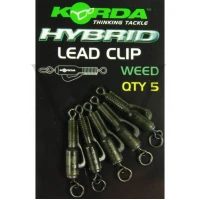 Set 5 Monturi Plumb Pierdut KORDA Kit Leadclip Action, Silt