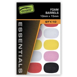 Spuma Flotanta FOX Foam Barrels - Mixed Colours, 10x15mm, 10buc/pac