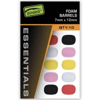 Spuma Flotanta Fox Foam Barrels - Mixed Colours, 7x12mm, 10buc/pac