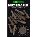Clips Plumb Pierdut Korda, Gravel Clay, 10buc/pac