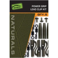 Kit Montura Plumb Pierdut Fox Edges Naturals Power Grip Lead Clip Kit 4x5buc/pac