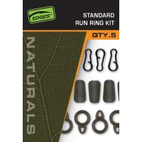 Kit Monturi Culisante FOX Edges Naturals Standard Run Rig Kit, 3x5buc/pac