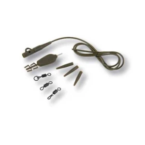 Set Carp Spirit 3buc Anti Tangle Lead Clip Weed Green