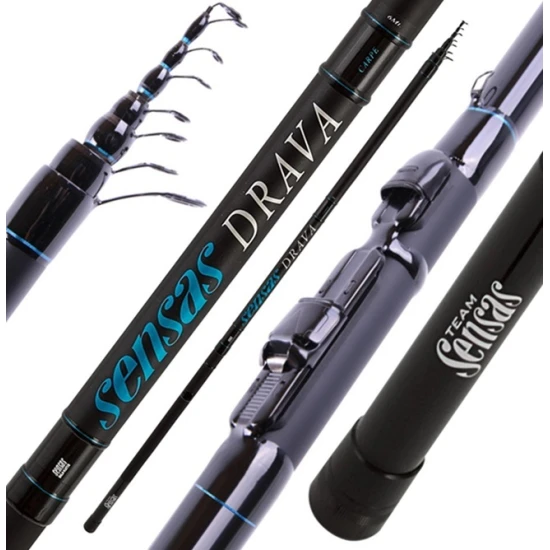 Lanseta Bolognesa Sensas Drava Carp, Up To 30g, 6.88m, 7seg