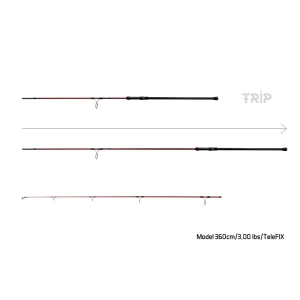 Lanseta Delphin Etna E3 Trip 360cm 3.00lbs Telefi 2seg