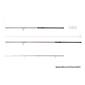 Lanseta Delphin Etna E3 Trip 390cm 3.50lbs Telefi 2seg