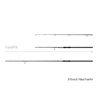 Lanseta Delphin STALX 270cm 2.75lbs TeleFIX