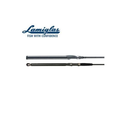 Lanseta Laminglas Black Salt Spin 1 Segment 2.20mt 10-28g Actiune Fast