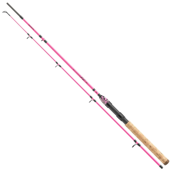 Lanseta Spinning Daiwa Ninja X Kids Pink, 1.60m, 10-30g, 2seg Lanseta Spinning Daiwa Ninja X Kids Pink, 1.60m, 10-30g, 2seg