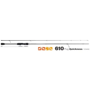 Lanseta yamaga blanks blue current 610plug quickness tz-nano 2.10m 1.5-5g
