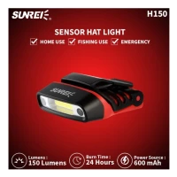 LANTERNA SUNREI H15 150LUMENI 5G 600MAH LANTERNA SUNREI H15 150LUMENI 5G 600MAH