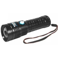 Lanterna Cu Acumulator Litiu TED L26650x1 Metal Led XPH50 ZOOM Inc.220V + Cablu Micro USB YM-123 / FS-001 TED002204
