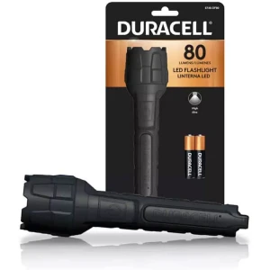 Lanterna De Mana Duracell Flashlight Rubberized Df80se (+2aaa) (80 De Lumeni) B1