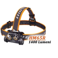 Lanterna frontala Fenix 1400 Lumeni 163 Metri HM65R Lanterna frontala Fenix 1400 Lumeni 163 Metri HM65R