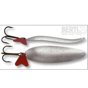 LINGURITA OSCILANTA BERTILURE ES GIGANT LUNGIME 96 MM. CULOARE SILVER 14 GR. LINGURITA OSCILANTA BERTILURE ES GIGANT LUNGIME 96 MM. CULOARE SILVER 14 GR.