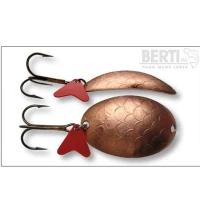 LINGURITA OSCILANTA BERTILURE POLLO NR.1 LUNGIME 54 MM. CULOARE CUPRU 6,5 GRAME LINGURITA OSCILANTA BERTILURE POLLO NR.1 LUNGIME 54 MM. CULOARE CUPRU 6,5 GRAME