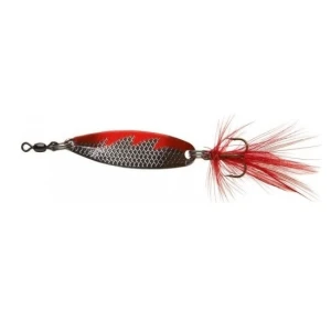Lingurita Oscilanta Cormoran Toro Mini Silver Red 4cm 5g