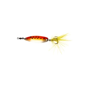 Lingurita Oscilanta Cormoran Toro Mini  White Yellow Red 4cm 5g