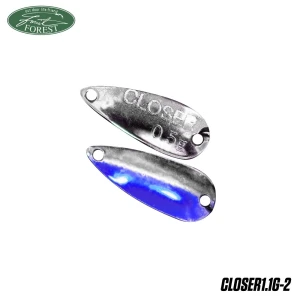 Lingurita Oscilanta Forest Closer Culoare Blue Silver 1.7cm 1.1g