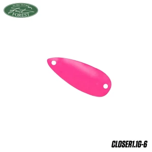 Lingurita Oscilanta Forest Closer Culoare Fluorescent Pink 1.7cm 1.1g