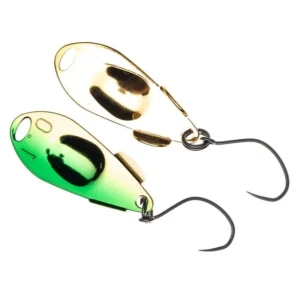 Lingurita Oscilanta Neo Style Alis 88 Gold Front Clear Green Back 1g