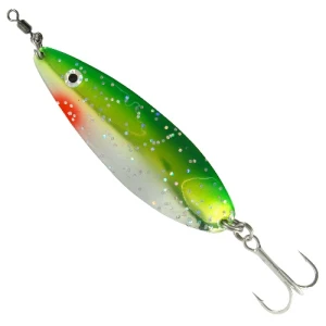 Lingurita Oscilanta Spro Scud 9cm Fire Green/silver 14 Gr