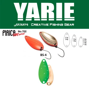 Lingurita Oscilanta Yarie 702 Pirica More Bs-4 Lime Glitter 2.6g