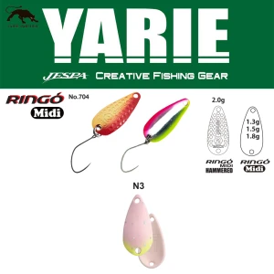 Lingurita Oscilanta Yarie 704 Ringo Midi N3 Light Pink Glow 1.8g