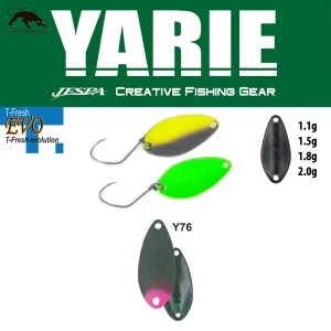 Lingurita Oscilanta Yarie 710t T-fresh Evo Y76 Olive/pink Tail 1.5g