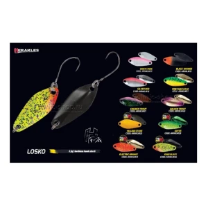 Lingura Oscilanta Colmic Herakles Trout Area Losko 2.5g Electric Orange