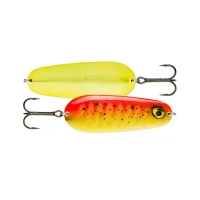 Lingura Oscilanta Rapala Nauvo Gold Fluorescent Red 6.6cm 19g Lingura Oscilanta Rapala Nauvo Gold Fluorescent Red 6.6cm 19g