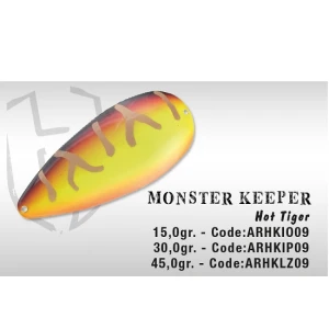 Lingura oscilanta Colmic Herakles Monster Keeper 45g Hot Tiger Lingura oscilanta Colmic Herakles Monster Keeper 45g Hot Tiger