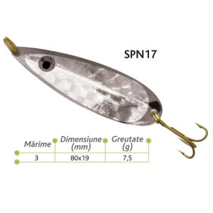 Lingurita Oscilanta Baracuda Spn 17 Nr.3