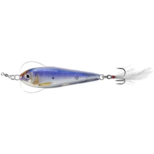 Lingurita Oscilanta Live Target Flutter Shad Sinking, Silver / Violet, 5.5cm, 14g