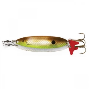 Oscilanta 16gr 65mm Dam Effzett Slim Standard Spoon Olive Silver Uv