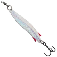Lingura Oscilanata ABU GARCIA Toby Spoon LF, White Flash, 28g, 9cm, 1buc/pac