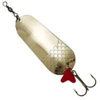 Lingura Oscilanata Dam Effzett Standard Spoon, Gold, 10cm, 60g, 1buc/pac