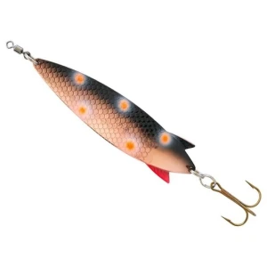 Lingurita Oscilanta Abu Garcia Toby Salmo Spoon, Cooper Black Or, 11cm, 30g, 1buc/pac