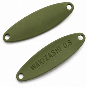 Lingurita Oscilanta I JET LINK, Wakizashi Trout Spoon, 0.5gr, 2.3cm, KC-8 GREEN, 1buc/pac