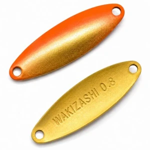 Lingurita Oscilanta I JET LINK, Wakizashi Trout Spoon, 0.8gr, 2.3cm, Red Hot Gold, 1buc/pac