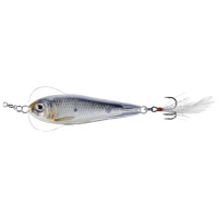 Lingurita Oscilanta Live Target Flutter Shad Sinking, Silver / Black, 7cm, 28g