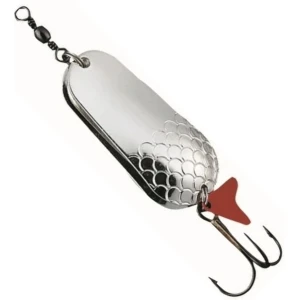Oscilanata Dam Effzett Twin Spinner Spoon, Silver Silver, 10cm, 60g, 1buc/pac