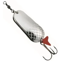 Oscilanata DAM Effzett Twin Spinner Spoon, Silver Silver, 8cm, 45g, 1buc/pac