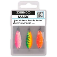 Set Lingurite Oscilante ZEBCO Target Fish Trout UL Spoon Set, 2.2g 3buc/pac