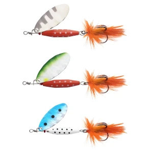 Lingurita Rotativa Abu Garcia Reflex Red Lf, Assorted, 12g, 3buc/plic