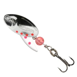 Lingurita Rotativa Spro Axe Spin White 5cm 2.5gr