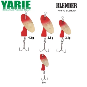 Lingurita Rotativa Yarie 672 Blender Sp1 Red/red 2.1g