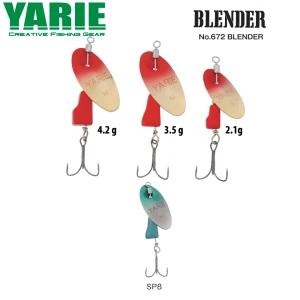 Lingurita Rotativa Yarie 672 Blender Sp8 Green Grade 3.5g