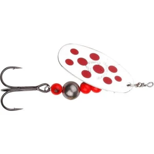 Lingurita Rotativa Savage Gear Caviar Fluo Orange Silver 9.5g Nr.3